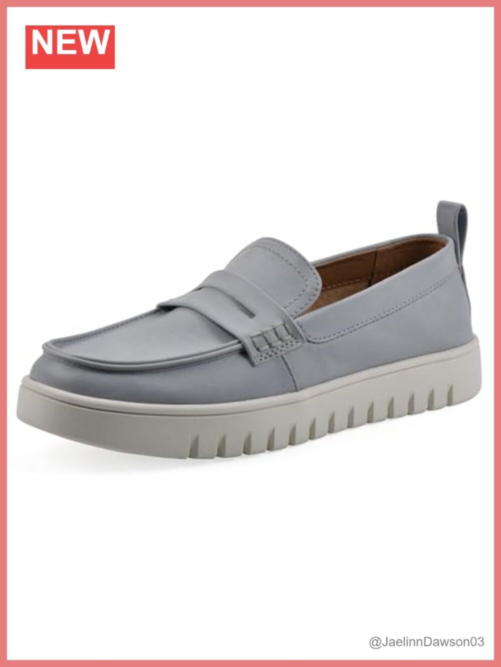 Women's Nonna Penny Loafer Sneaker - Cushioned Foam Insole, Lightweight, PU